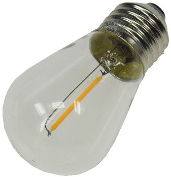 Ersatz-Lampe Filament E27 12V / 0,8W für - Biergarten-Lichterkette "CT-BGL 15"