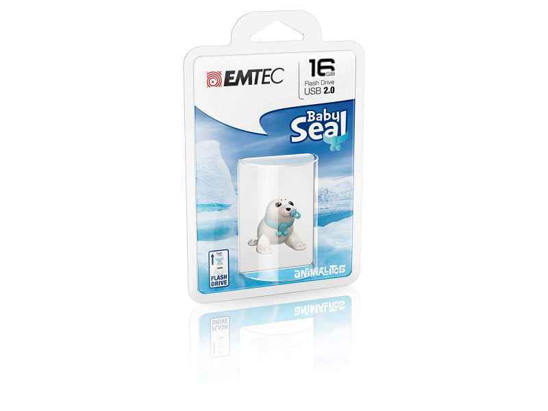 USB FlashDrive 16GB EMTEC Blister Animalitos (Baby-Robbe)
