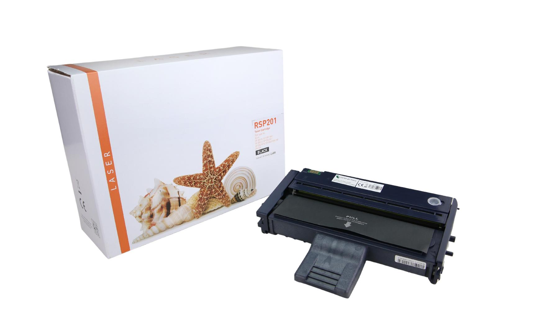 SP201 alternativ Toner black Ricoh  / 407254 / 2.600 Seiten