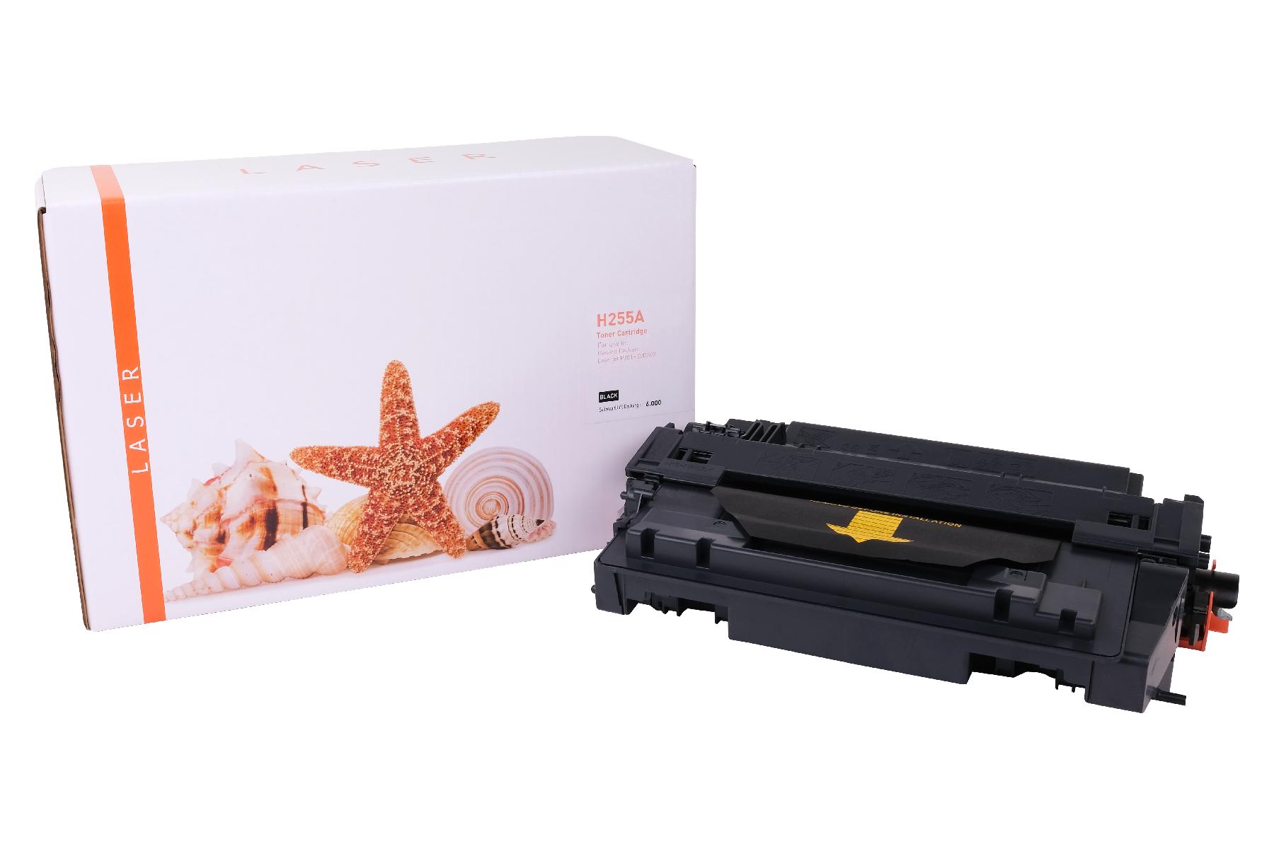 CE255A alternativ Toner schwarz für HP / CE255A / 55A / 6.000 Seiten