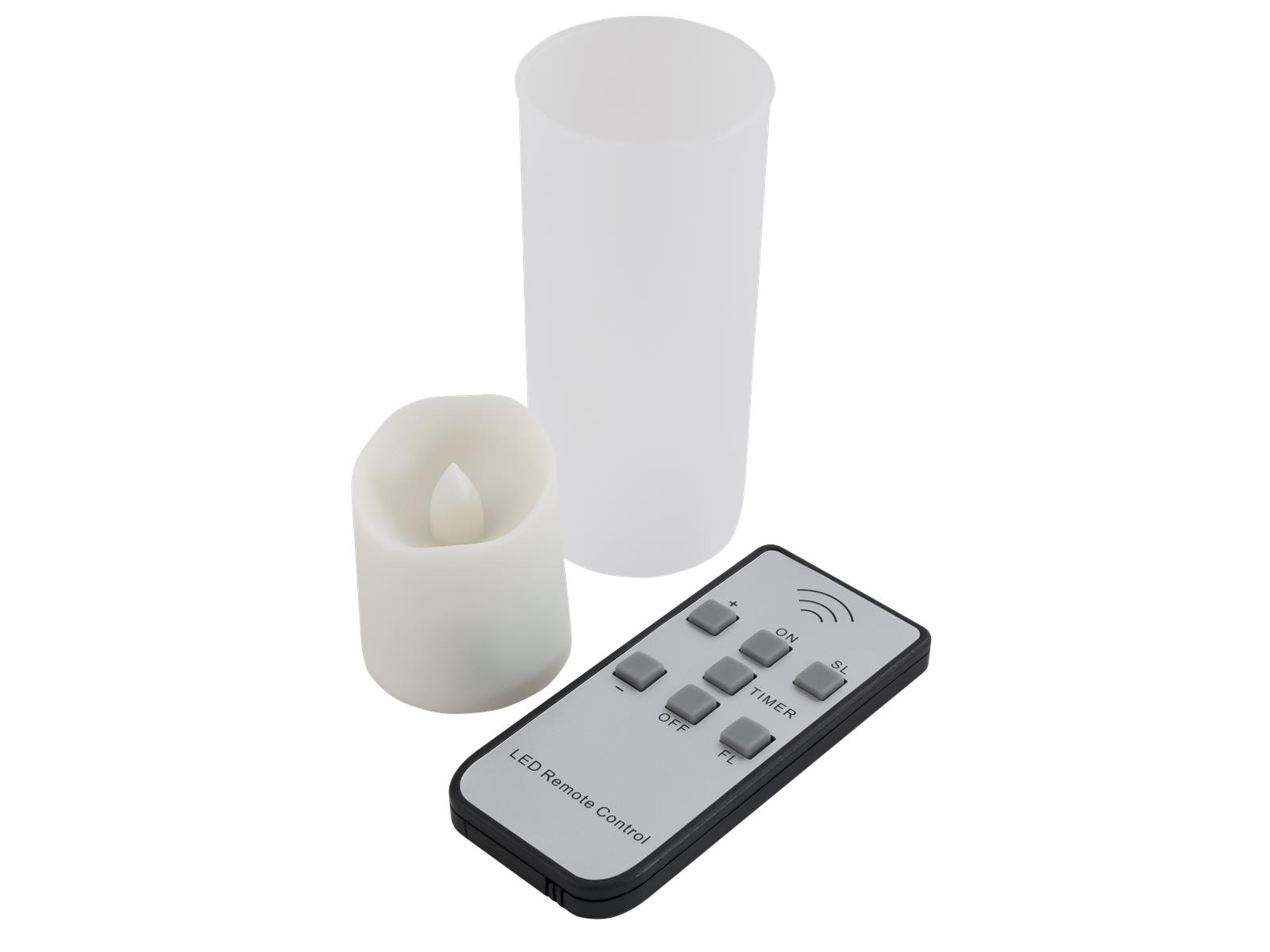 6er Set LED Kerzen McShine ''LC-06'', inkl. Fernbedienung, Netzteil + Ladestation