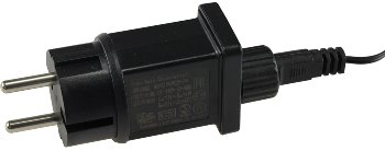 LED Aussen-Lichterkette "CT-ALK400" 40m - warmweiß, Kabel schwarz, IP44, 400 LEDs