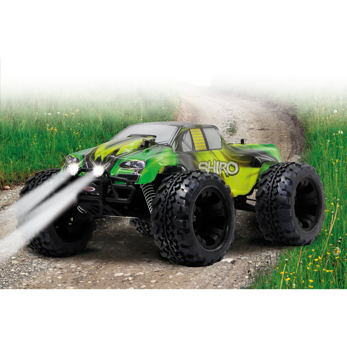 Shiro Monstertruck 4WD 1:10 NiMh 2,4GHz mit LED