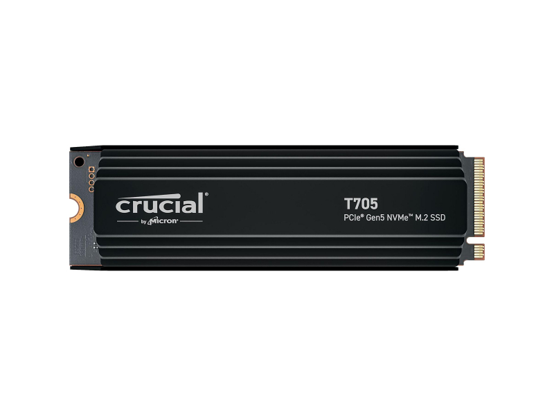 Crucial M.2 4TB T705 NVMe PCIe 5.0 x 4 with Heatsink - CT4000T705SSD5