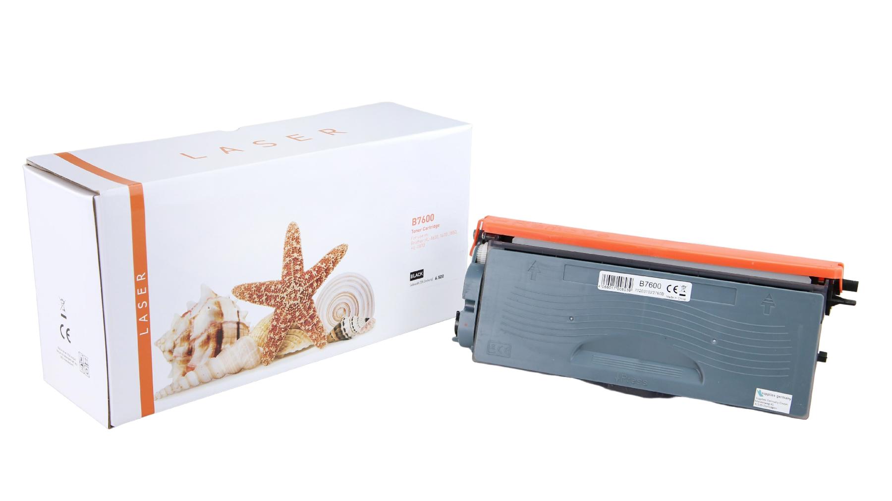 TN7600 alternativ Toner schwarz für Brother / TN7600 / 6.000 Seiten