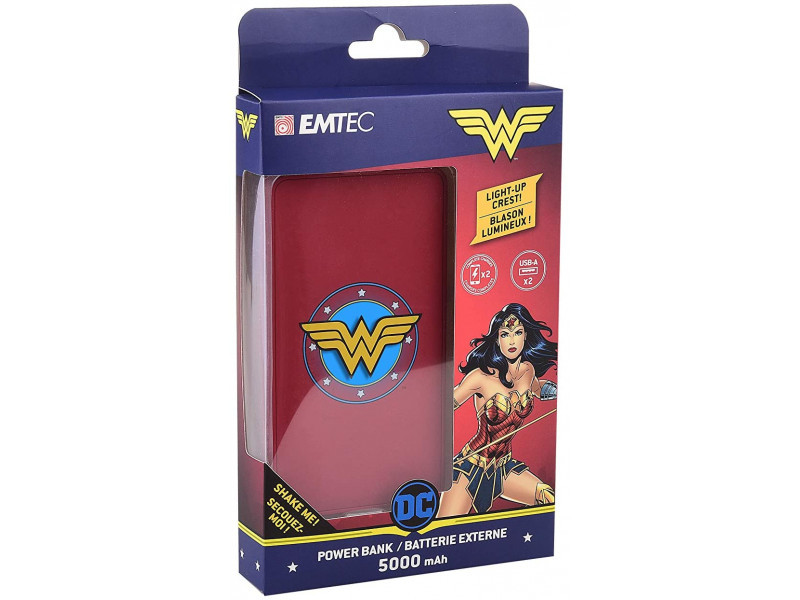 Emtec Powerbank Wonderwoman 5000mAh ECCHA5U900DC03