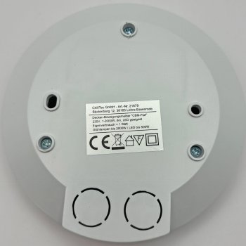 Decken-Bewegungsmelder "CBM-Flat" 360° - LED geeignet, 6m Detektion, 2000W, weiß