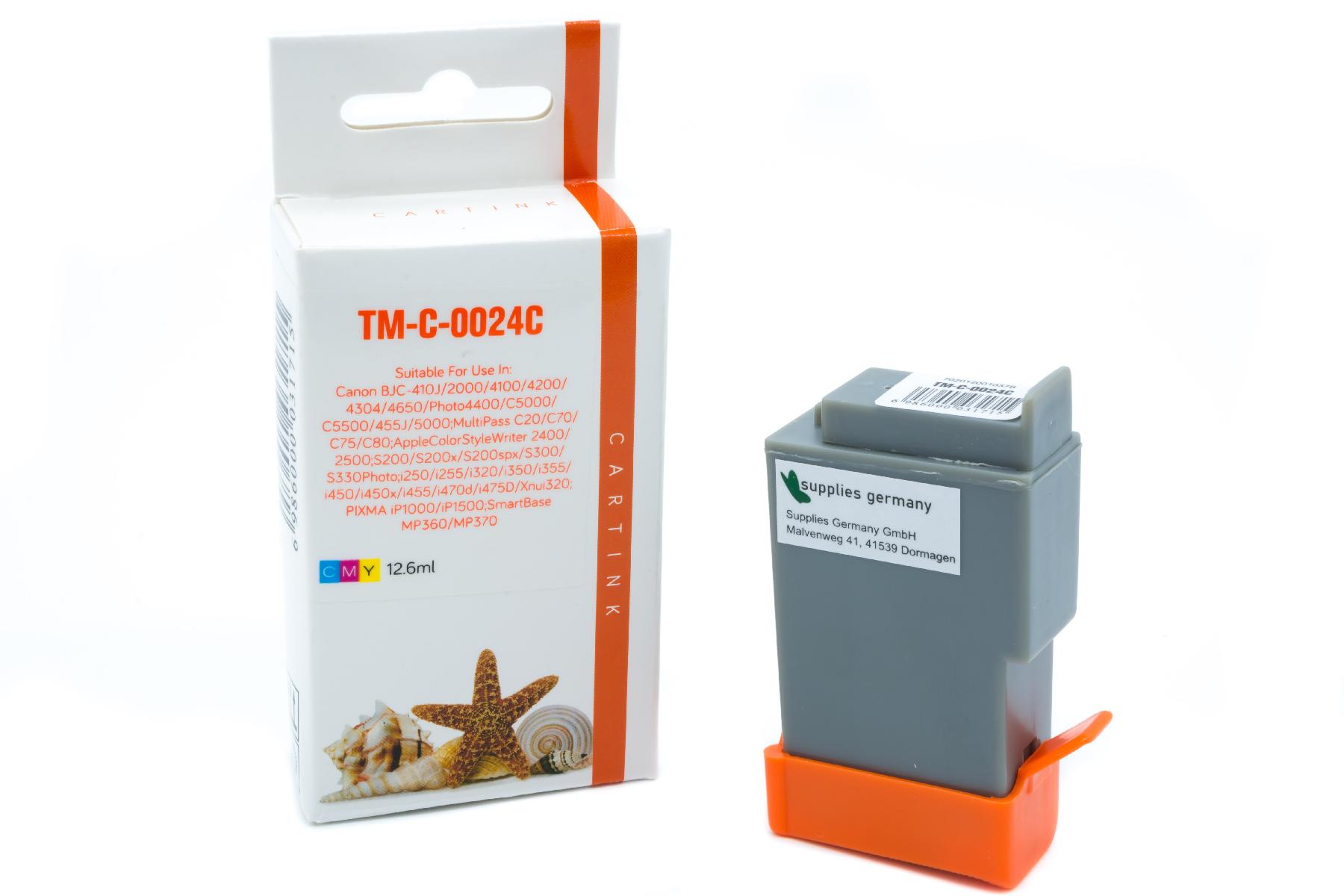 BCI24/21C alternativ Tinte Color Canon / 0955A002 / 12,6ml