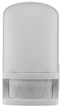 LED Nachtlicht mit Bewegungsmelder, 230V, Licht Warmweiß, On/Off/Auto