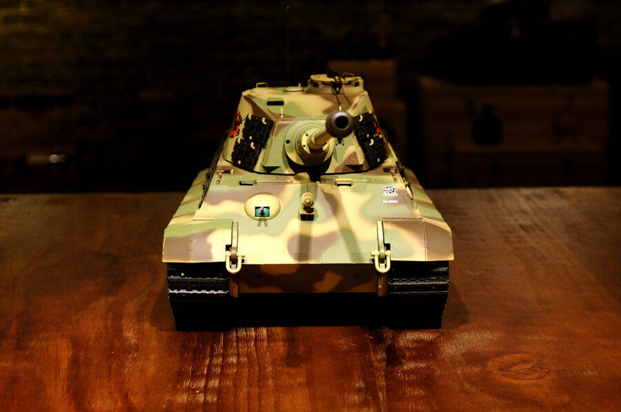 RC Panzer "Königstiger - Henschelturm" - Metallgetriebe & Metallketten