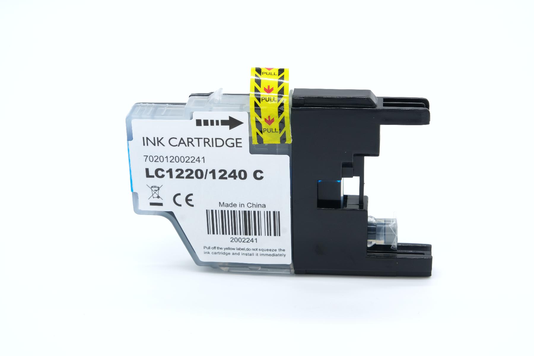 LC1220/1240/1280C alternativ Tinte cyan B / LC1240C / 12ml