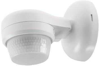 Aufputz-Bewegungsmelder 360° IP65 - 12m Detektion, Wand & Decke, weiß