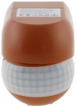 Aufputz Bewegungsmelder "CBM-Slim" 180° - LED geeignet, IP44, 1-800W, ziegelrot