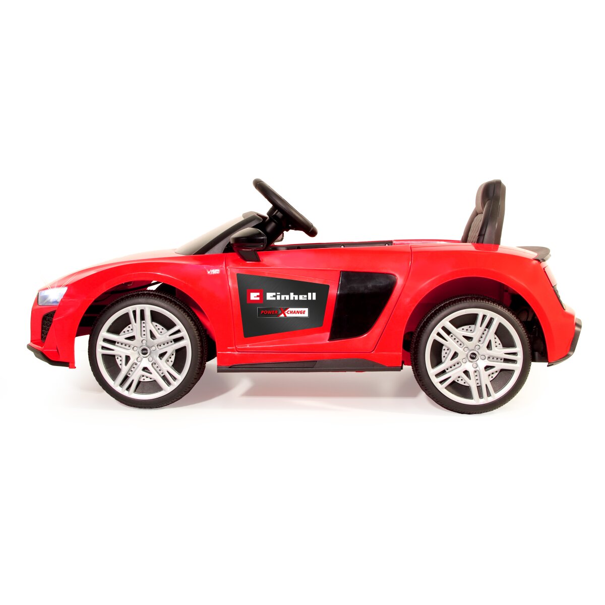 Kinderfahrzeug Audi R8 Spyder 18V rot Einhell Power X-Change inkl. Starter Set