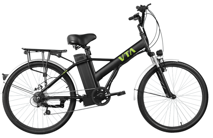 E-Bike Elektrofahrrad "Volta VB3" aus Aluminium, 36V 250W mit 10Ah Li-Ion Akku