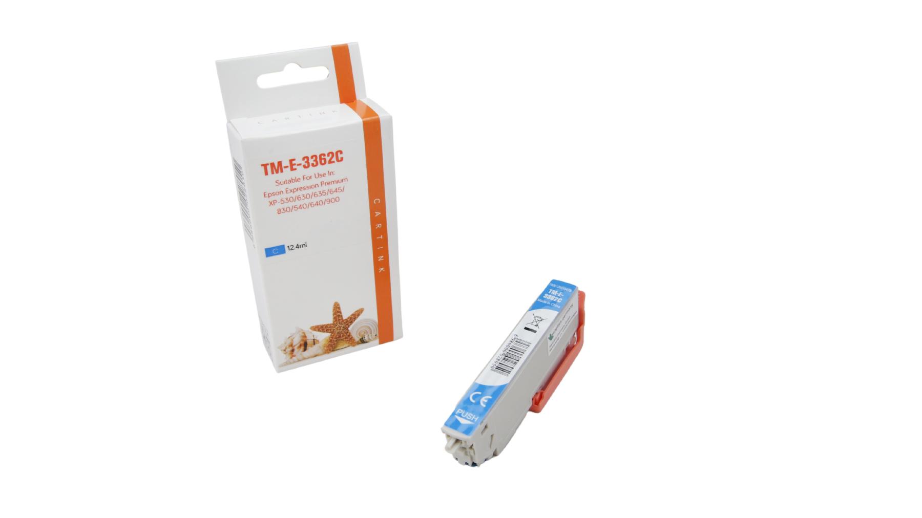 T33XLC alternativ Seestern Tinte Cyan für Epson / C13T33624010 / 12,4ml
