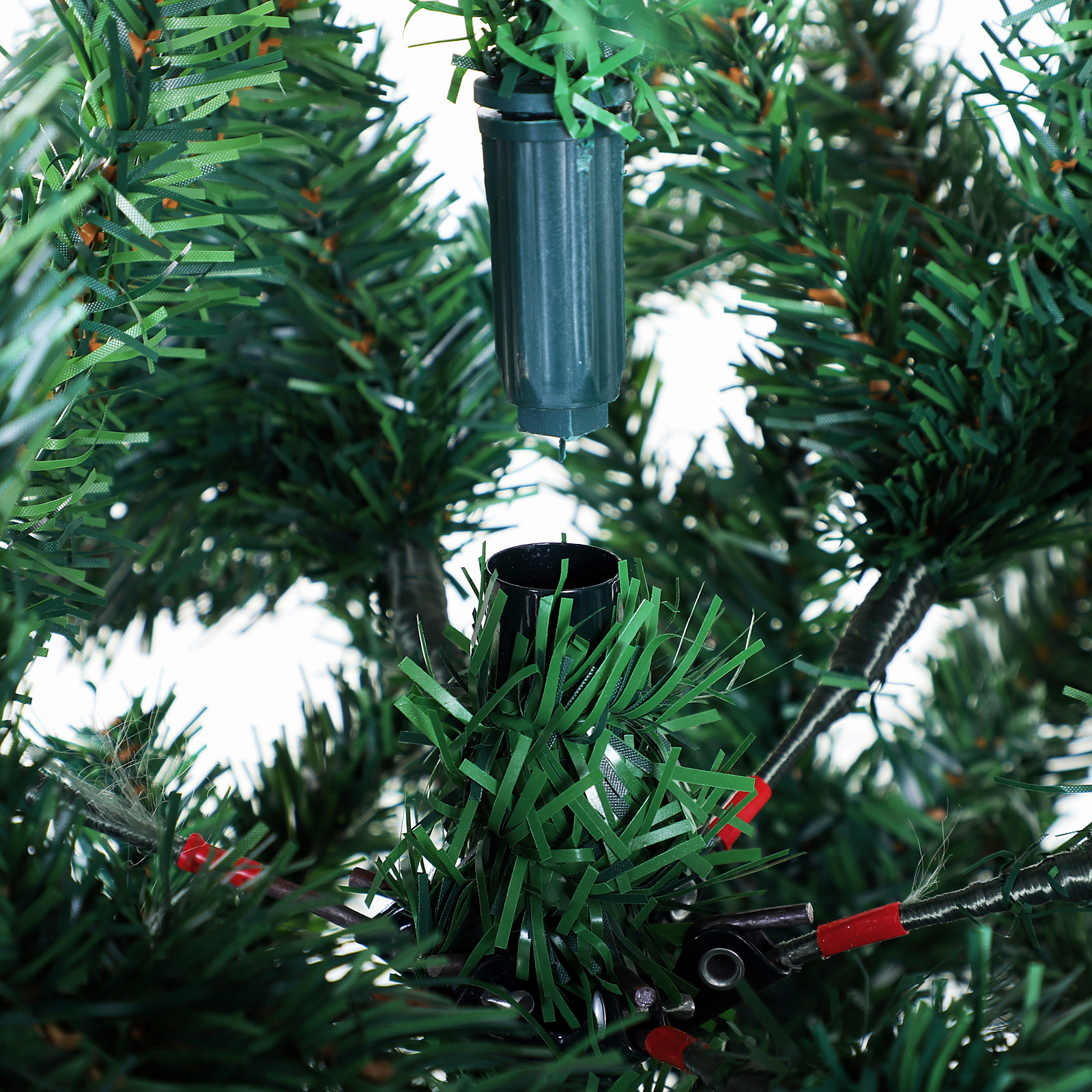 Weihnachtsbaum Christbaum Kunsttanne, 1,2 m, inkl, Ständer, Ø85 cm x 120 cm, Grün