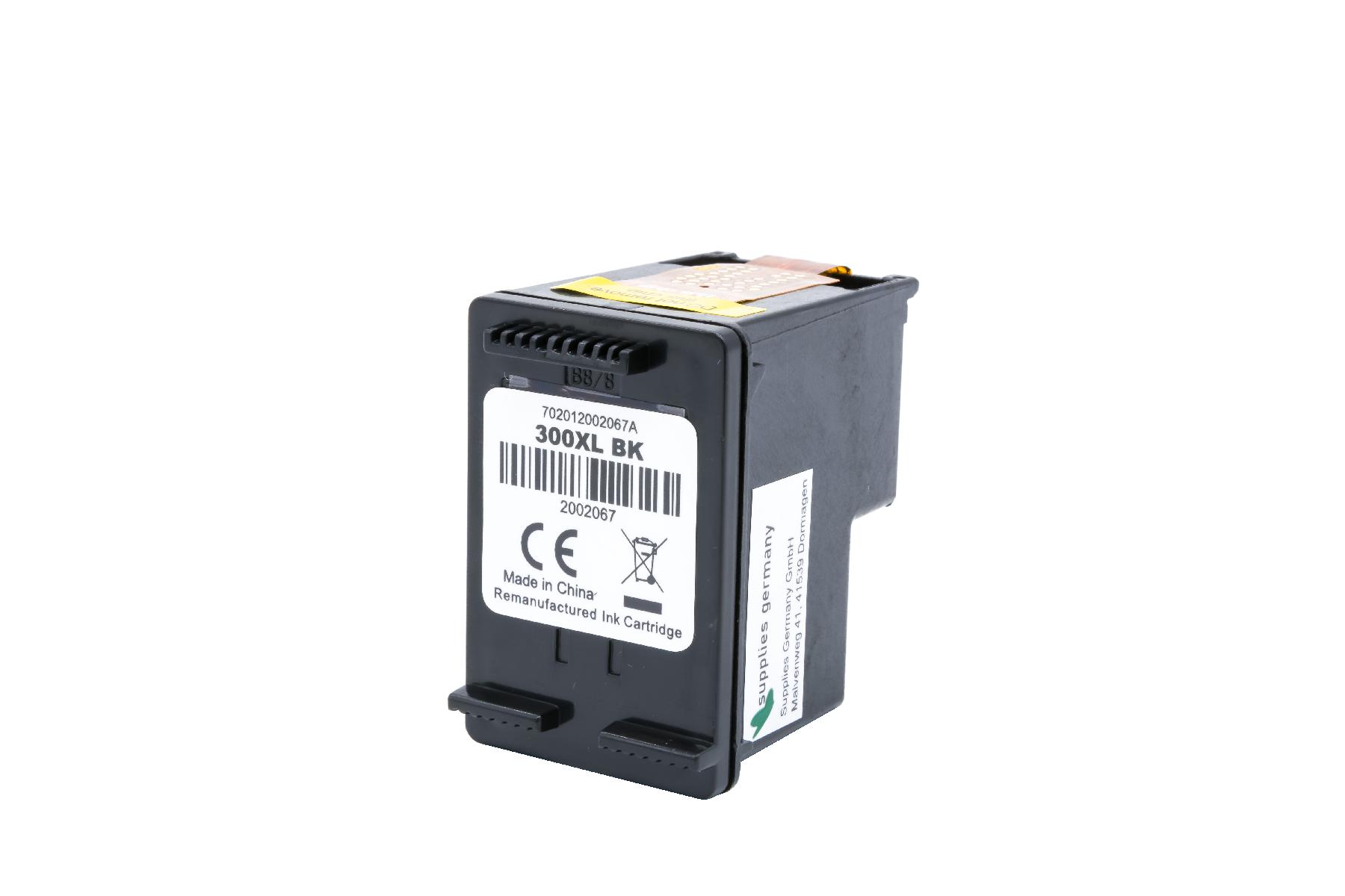 300XLBK alternativ Tinte black HP / CC641EE / 16ml