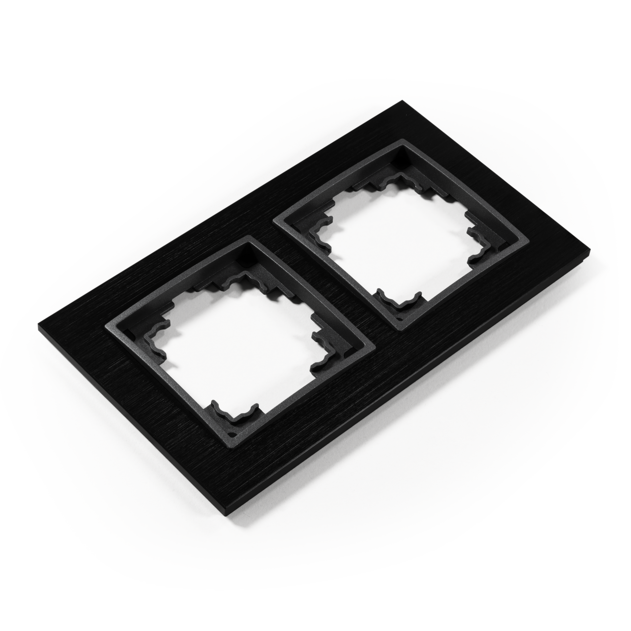 Rahmen McPower ''Flair'', 2-fach, schwarzes Aluminium