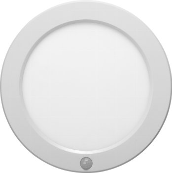 LED Deckenleuchte "BUTON" mit PIR-Sensor, Ø 23cm, 10/15/18W - 3000/4000/6000k