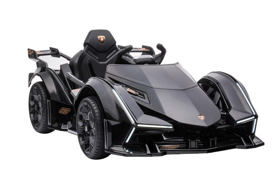 Elektro-Kinderfahrzeug Lamborghini V12 Vision Gran Turismo - schwarz