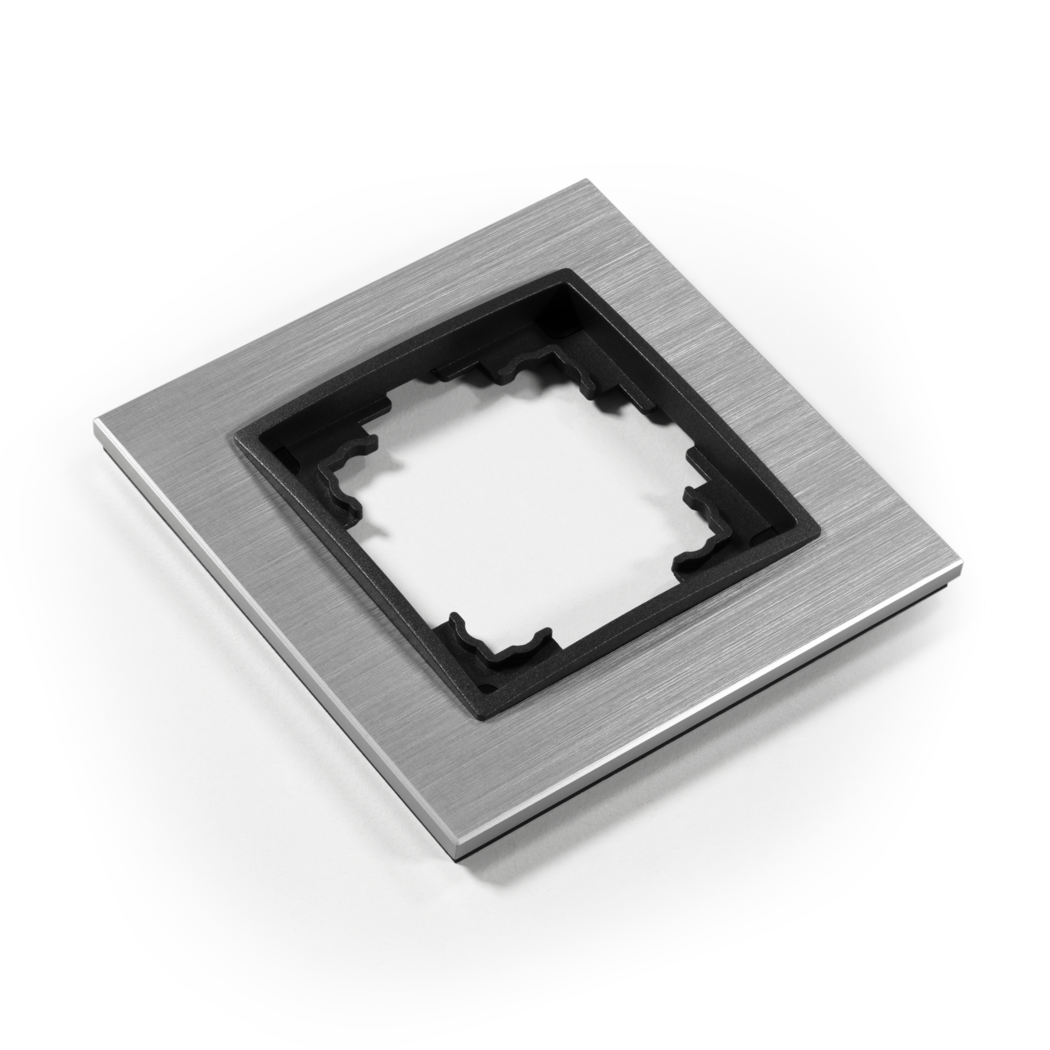 Rahmen McPower ''Flair'', 1-fach, silbernes Aluminium