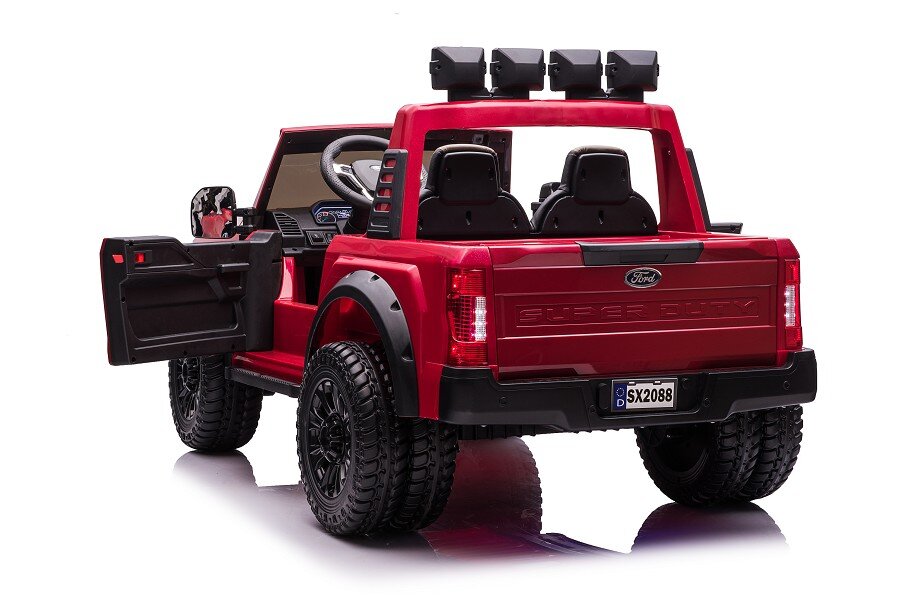 Kinderfahrzeug Ford Super Duty - rot
