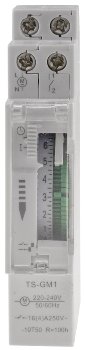 analoge Tages-Zeitschaltuhr für - Schalttafel-Einbau, 230V, max. 3500W