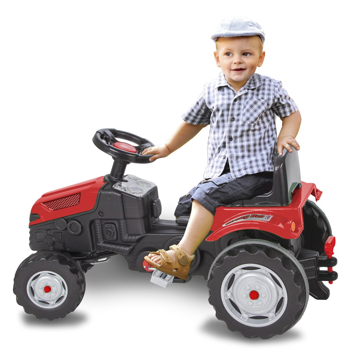 Trettraktor Strong Bull rot