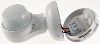 Aufputz-Bewegungsmelder 360° IP65 - 12m Detektion, Wand & Decke, weiß