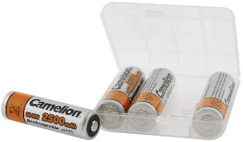 Mignon-Akkus CAMELION Ni-MH, 2500mA - Typ AA, 1,2V, 4er-Pack
