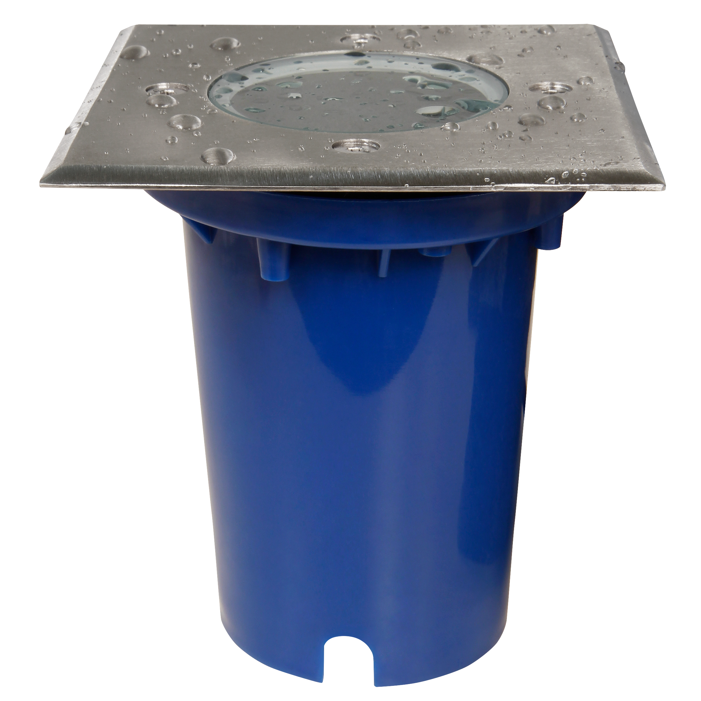 Bodeneinbauleuchte McShine ''BL-12Q'', GU10-Fassung, 120x120x125mm, mit 2 Eingängen