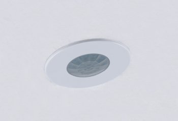 Decken-Einbau-Bewegungsmelder 360° IP65 - PIR, LED geeignet, 8m Detektion, 76x36mm