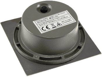 Solar LED Bodenstrahler "CTB-E", eckig - BxHxT 10x10x4cm, IP44, Edelstahl-Front