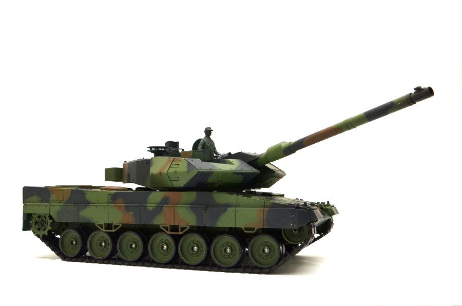 RC Panzer "Leopard 2A6" Schnee-Tarnung / lackiert