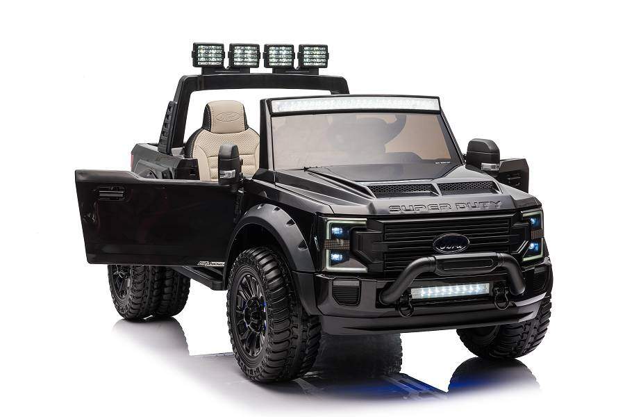 Elektro-Kinderfahrzeug Ford Super Duty - schwarz