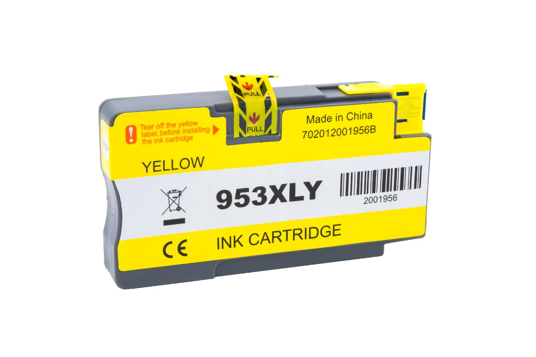 953XLY alternativ Tinte gelb für HP / F6U18AE / 26ml