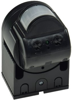 Aufputz Bewegungsmelder "CBM" 180° - IP44, 1-1000W, 3-Draht, schwarz