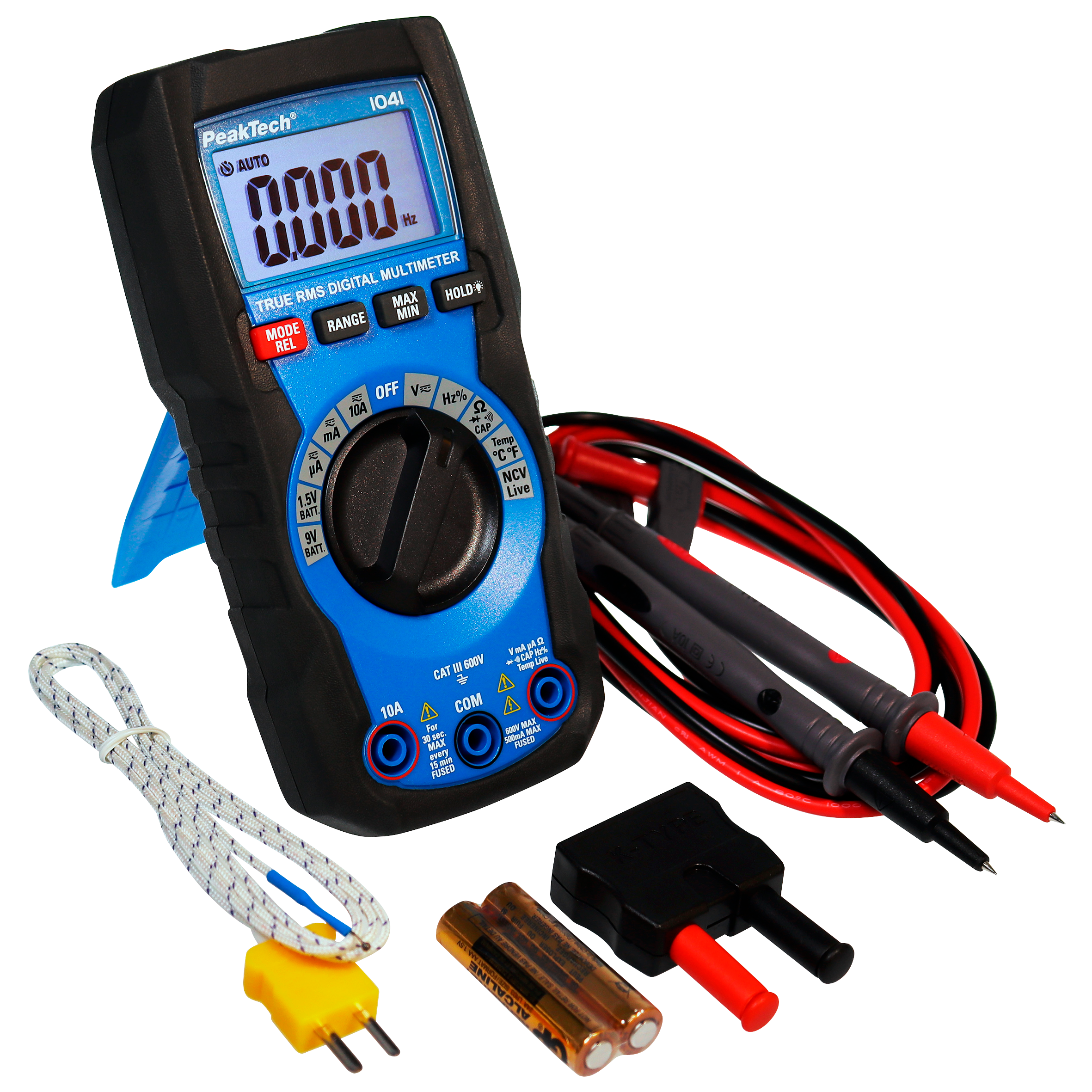 Digital Multimeter PeakTech ''P1041'', 4000 Counts, TrueRMS, Auto- Bereichswahl