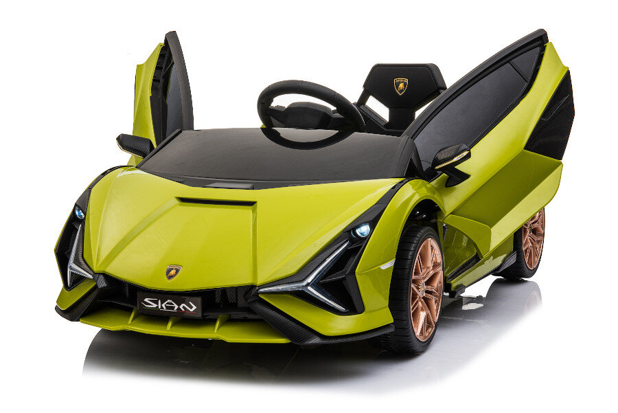 Elektro-Kinderfahrzeug Lamborghini Sian - grün