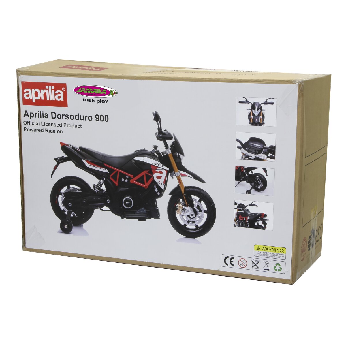 Elektro-Kinderfahrzeug Aprilia Dorsodoru 900 12V Elektro-Kinderfahrzeug Aprilia Dorsodoru 900 12V