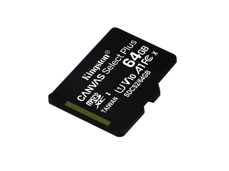 Kingston MicroSDXC 64GB Canvas Select Plus SDCS2/64GB-3P1A