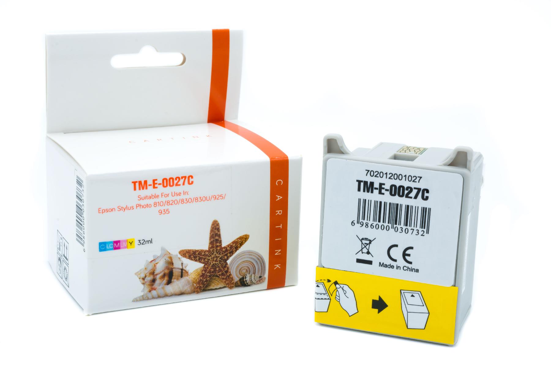 T027 alternativ Seestern Tinte Color für Epson / C13T02740310 / 32ml