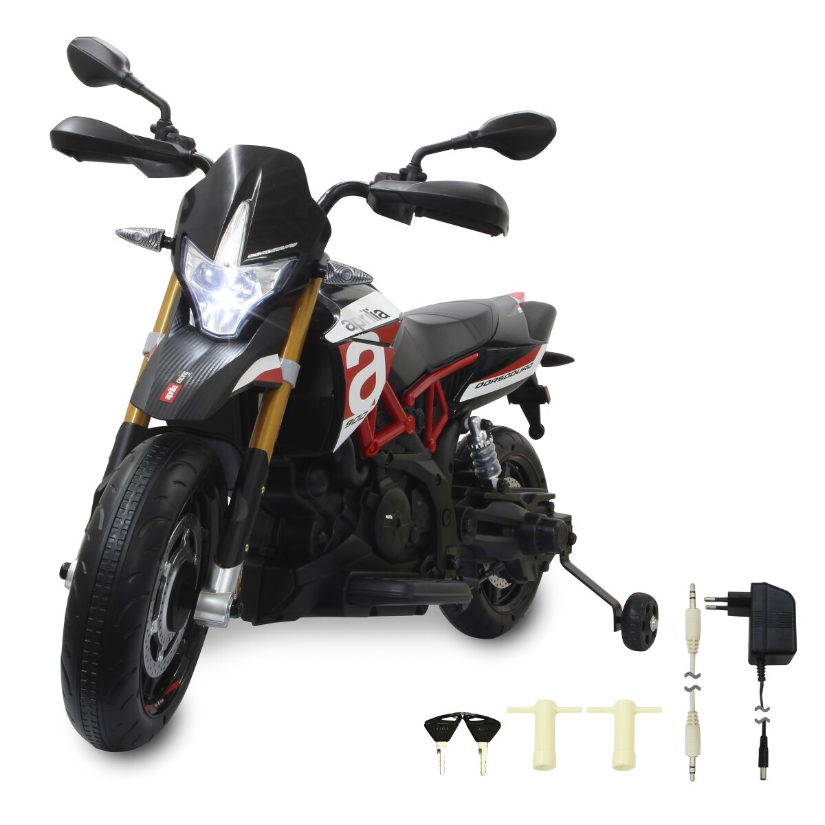 Elektro-Kinderfahrzeug Aprilia Dorsodoru 900 12V Elektro-Kinderfahrzeug Aprilia Dorsodoru 900 12V