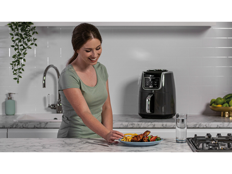 Ninja Foodi Heißluftfritteuse/Grill Grau AF160EU