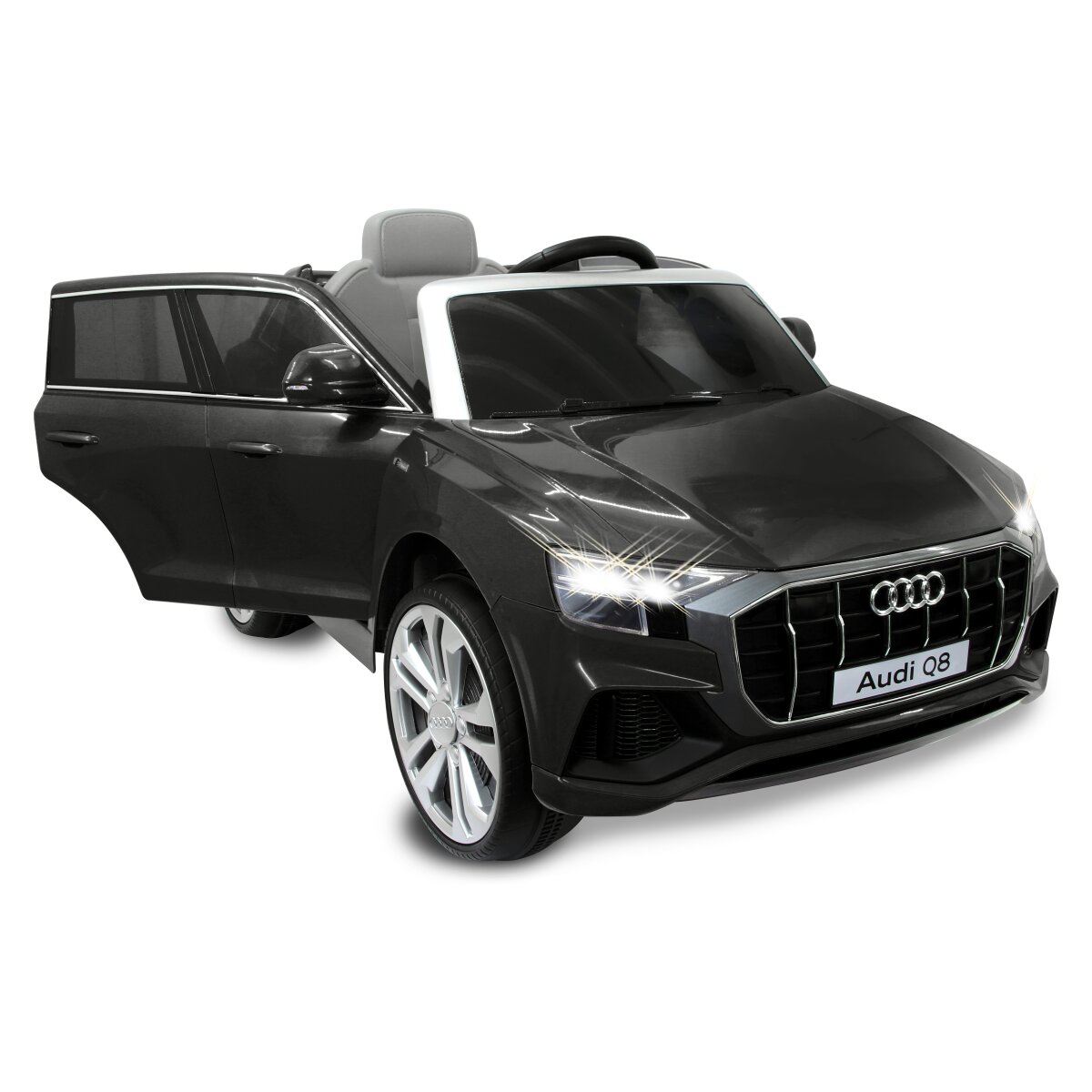 Elektro-Kinderfahrzeug Audi Q8 schwarz 12V Elektro-Kinderfahrzeug Audi Q8 schwarz 12V