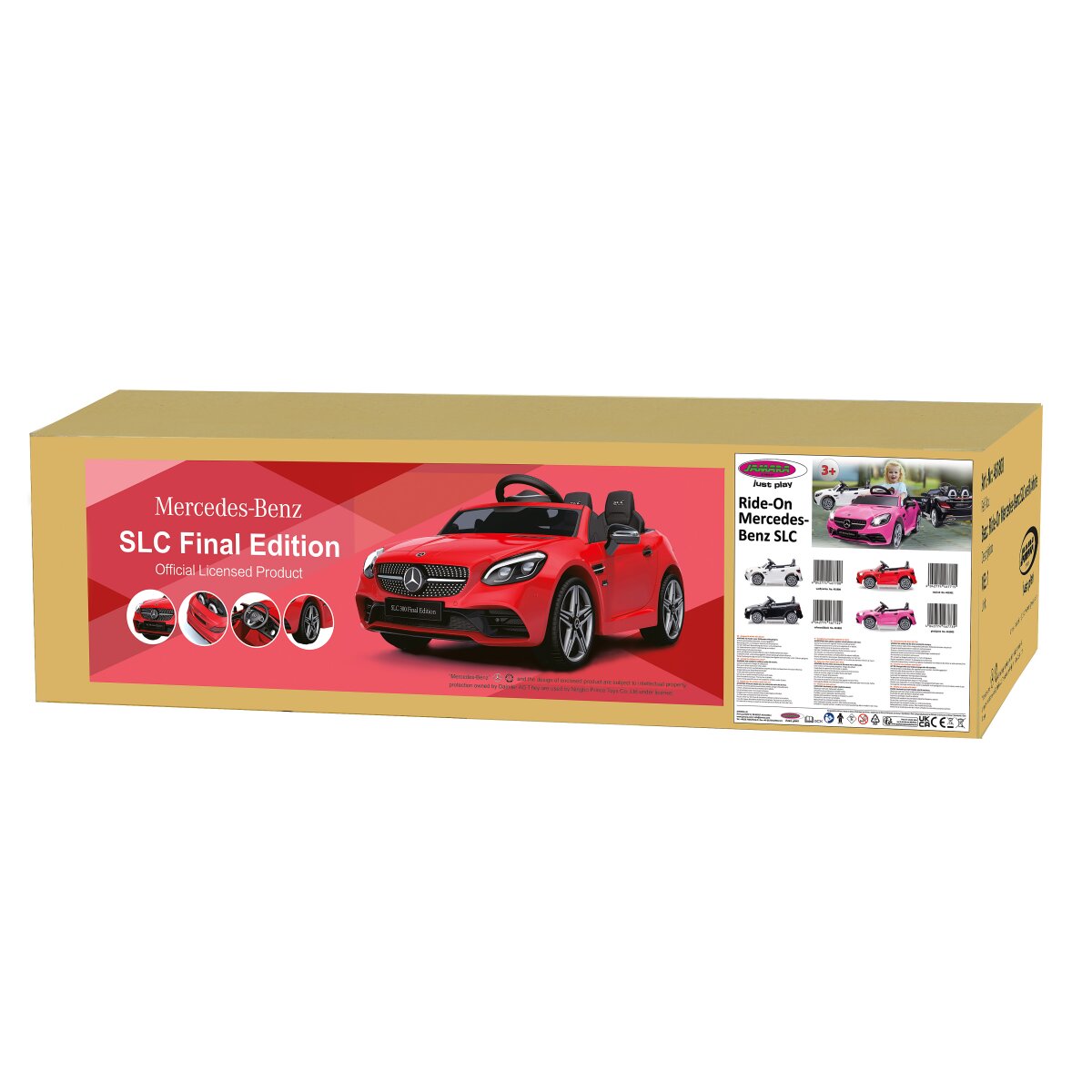 Kinderfahrzeug Mercedes-Benz SLC rot
