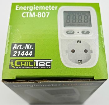 Energiekosten-Messgerät "CTM-807" - LC-Display, Messung bis zu 3600W
