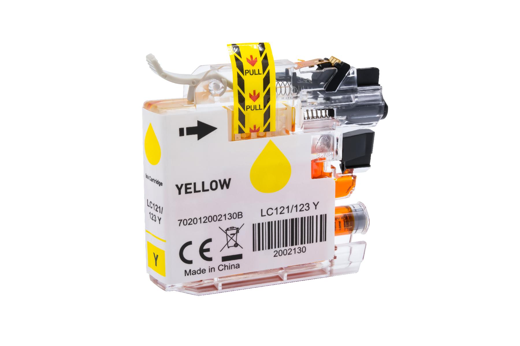 LC121/123XLY alternativ Tinte yellow Brother / LC123Y / 10ml