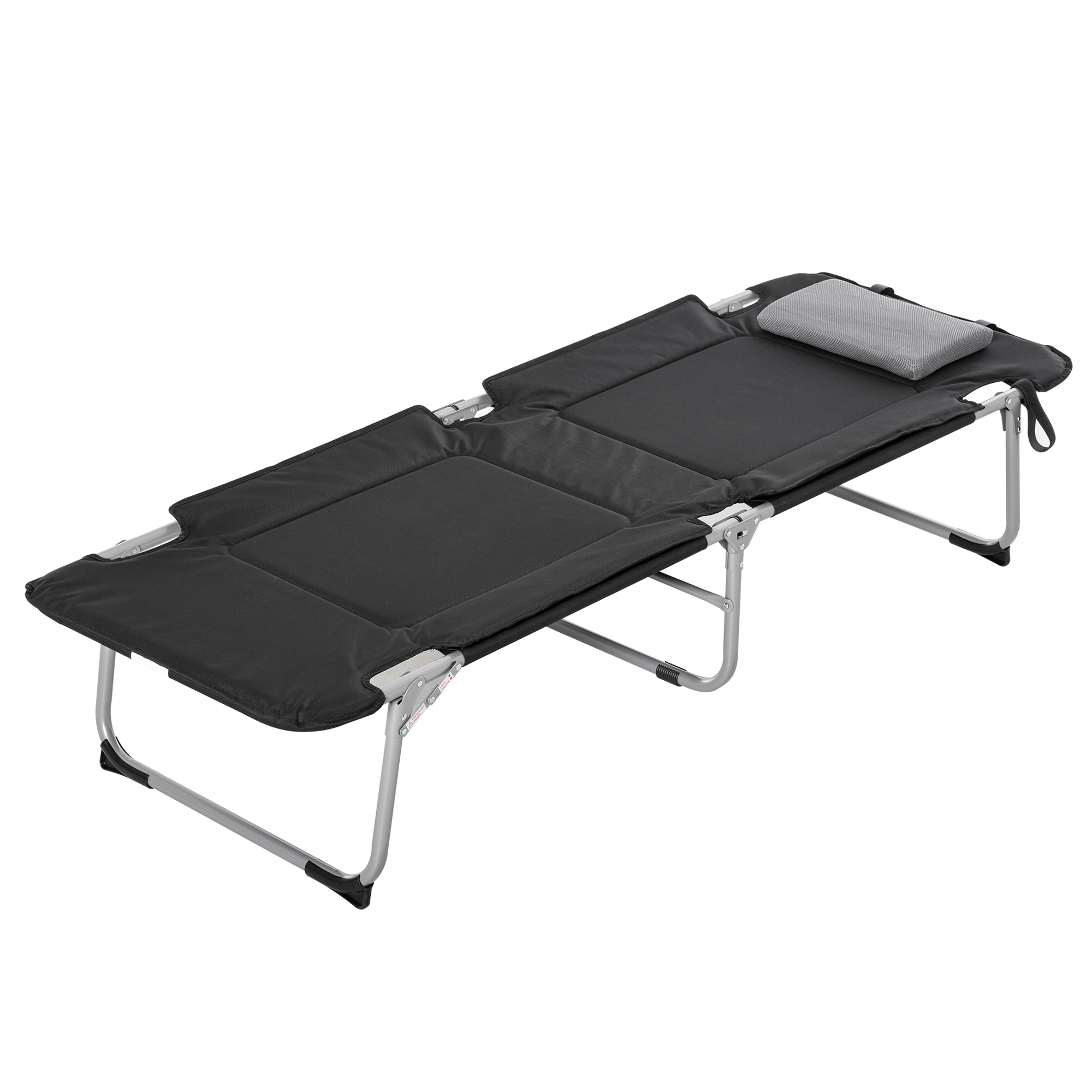 Campingbett Feldbett Klappbett mit Kissen Campingliege für Outdoor Camping Reisen 183 x 66 x 33 cm Campingbett Feldbett Klappbett mit Kissen Campingliege für Outdoor Camping Reisen 183 x 66 x 33 cm